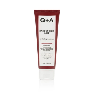 Q+A HYALURONIC ACID HYDRATING CLEANSER, drėkinamasis veido prausiklis su hialuronu, 125 ml