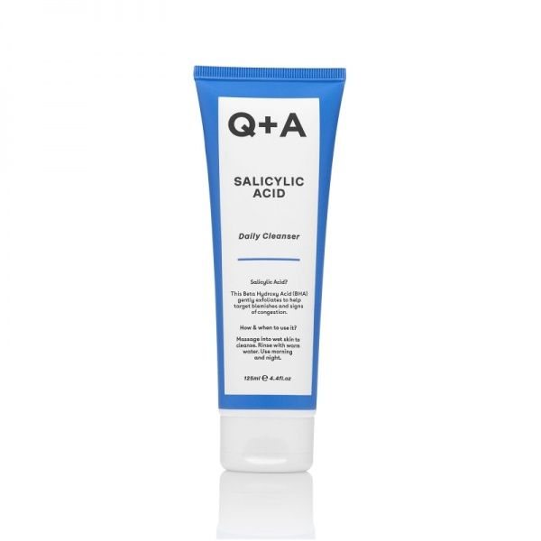 Q+A kasdienis veido prausiklis su salicilo rūgštimi, 125 ml
