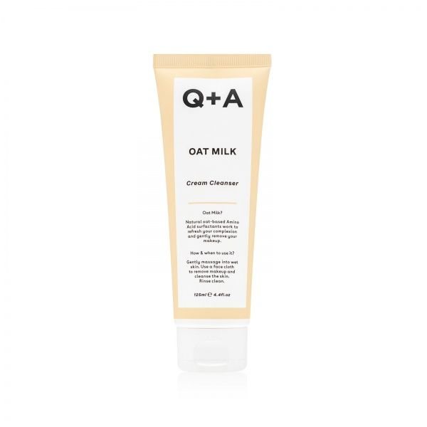 Q+A kreminis veido prausiklis OAT MILK, 125 ml