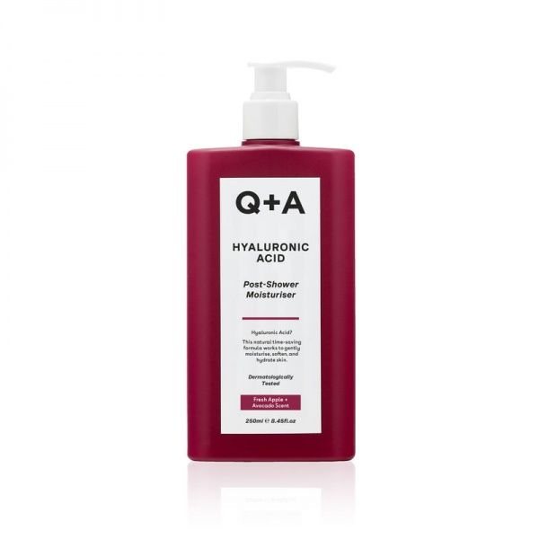 Q+A kūno kremas su hialurono rūgštimi, 250 ml