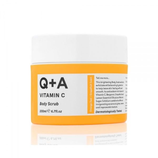 Q+A kūno šveitiklis VITAMIN C, 200 ml