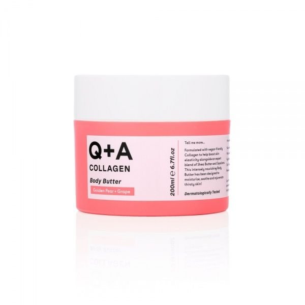 Q+A kūno sviestas COLLAGEN BODY BUTTER, 200 ml
