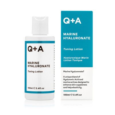 Q+A MARINE HYALURONATE TONING LOTION, drėkinamasis veido tonikas, 100 ml