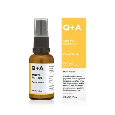 Q+A Multi Peptide Facial serum Veido serumas su peptidais, 30 ml
