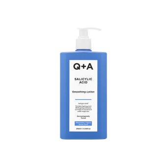 Q+A odą glotninantis kūno losjonas su salicilo rūgštimi, 250 ml