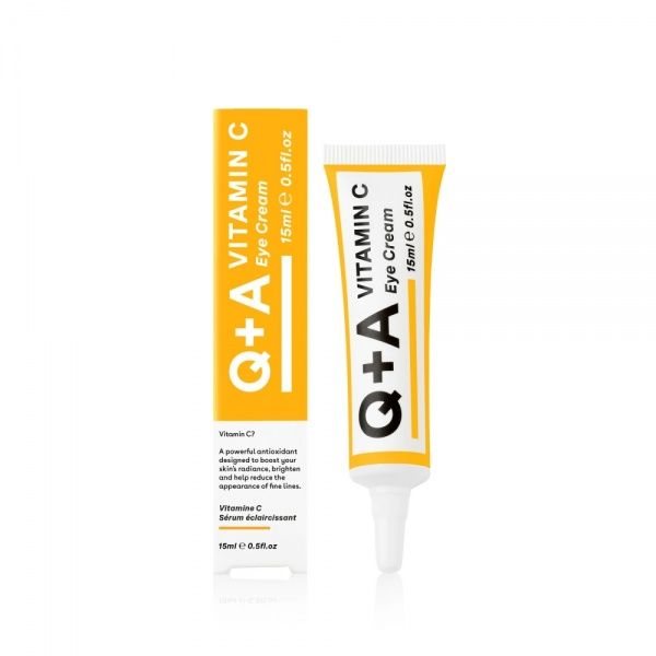 Q+A paakių kremas VITAMIN C EYE CREAM, 15 ml