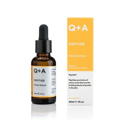 Q+A PEPTIDE FACIAL SERUM, veido serumas su peptidais, 30 ml
