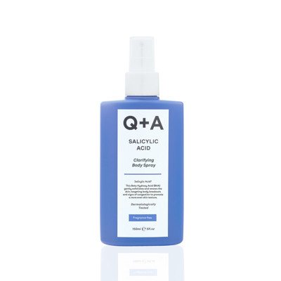Q+A Salicylic Acid Body Spray Kūno dulksna su salicilo rūgštimi, 150 ml
