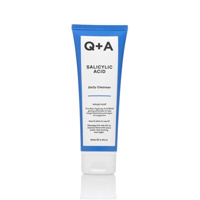 Q+A SALICYLIC ACID DAILY CLEANSER, kasdienis veido prausiklis su salicilo rūgštimi, 125 ml
