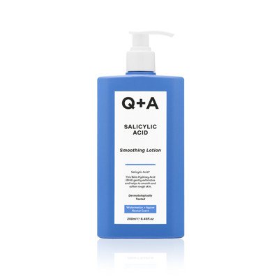 Q+A SALICYLIC ACID SMOOTHING LOTION, kūno losjonas su salicilo rūgštimi, 250 ml