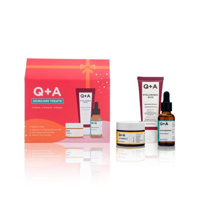 Q+A Skincare Treats Veido priežiūros priemonių rinkinys, 1 vnt