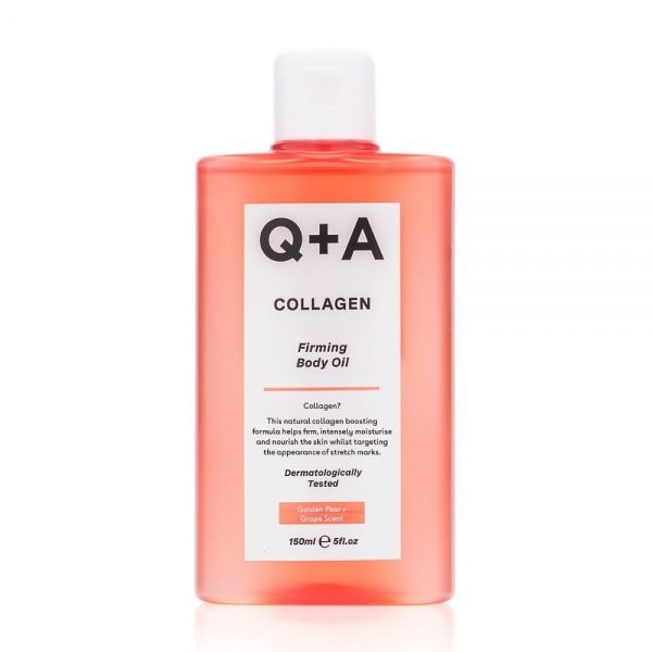 Q+A stangrinamasis kūno aliejus COLLAGEN FIRMING BODY OIL, 150 ml