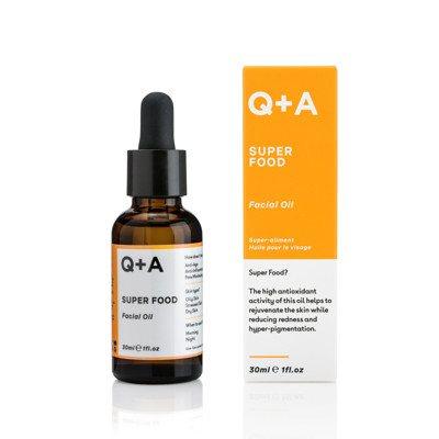 Q+A SUPER FOOD FACIAL OIL, veido aliejus, 30 ml