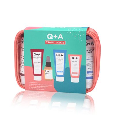 Q+A Travel Treats Gift Set Odos priežiūros priemonių rinkinys, 1 vnt