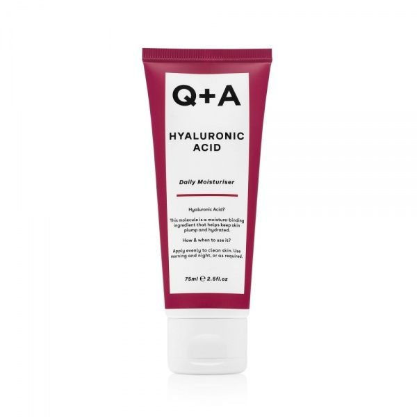 Q+A veido kremas HYALURONIC ACID DAILY MOISTURISER, 75 ml