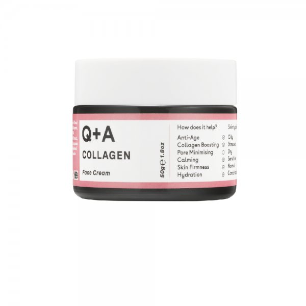 Q+A veido kremas su kolagenu COLLAGEN FACE CREAM, 50 g