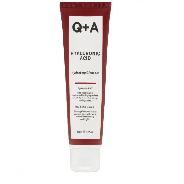 Q+A veido prausiklis su hialuronu, 125 ml