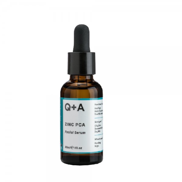 Q+A veido serumas su cinku, 30 ml