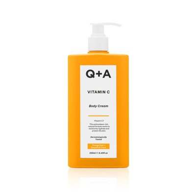Q+A VITAMIN C BODY CREAM, kūno kremas su vitaminu C, 250 ml