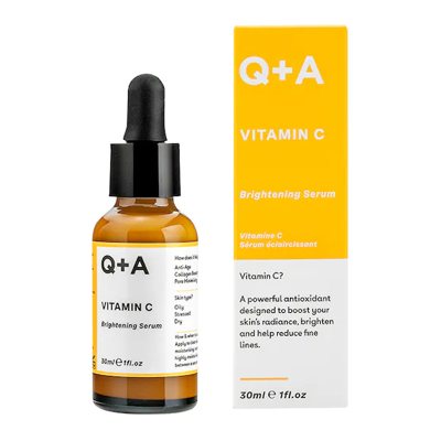 Q+A VITAMIN C BRIGHTENING SERUM, skaistinamasis serumas su vitaminu C, 30 ml