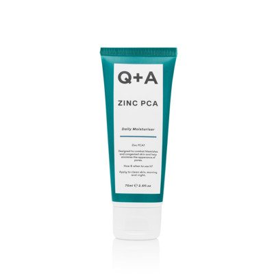 Q+A ZINC PCA DAILY MOISTURISER, drėkinamasis veido kremas su cinku, 75 ml