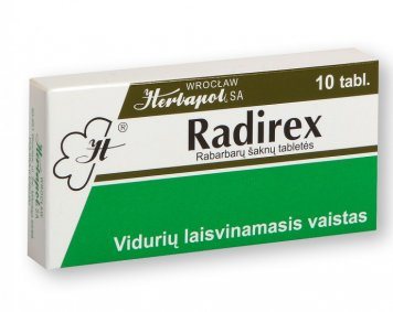 RADIREX tabletės N10