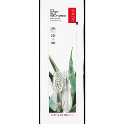 RADIUS BIG BRUSH SOFT, pakeičiamos galvutės