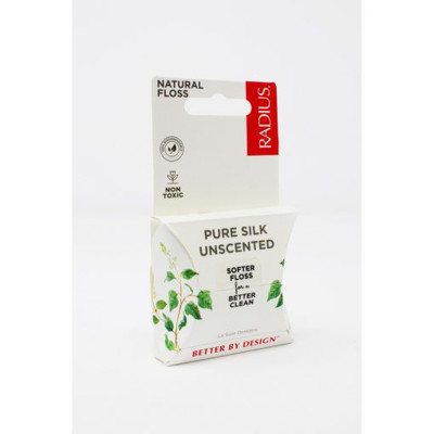 RADIUS PURE SILK, natūralaus šilko tarpdančių siūlas, 30 m