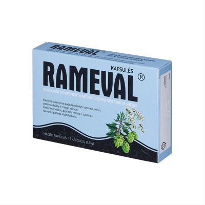 RAMEVAL, 15 kapsulių
