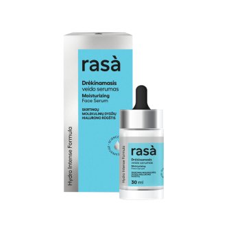 RASA drėkinamasis veido serumas HYDRO INTENSE, 30 ml