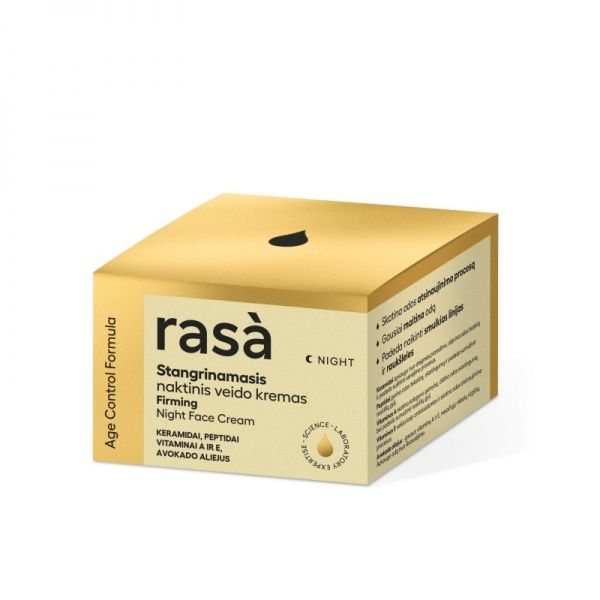 RASA naktinis veido kremas AGE CONTROL, 50 ml