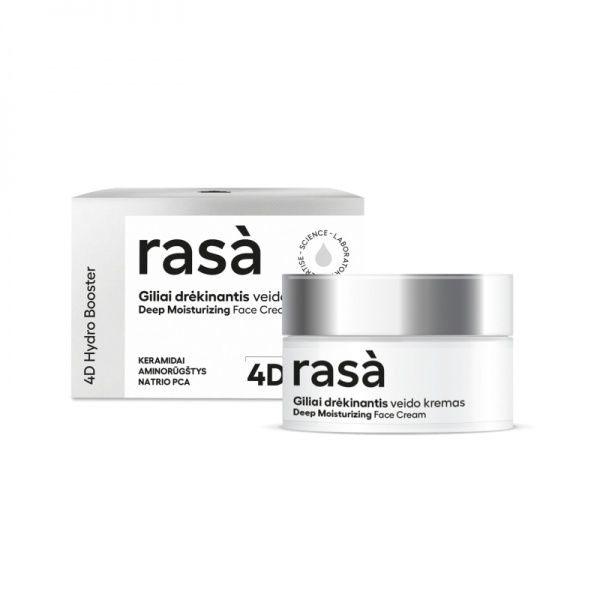 RASA veido kremas 4D HYDRO BOOSTER, 50 ml