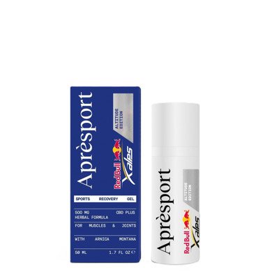 Raumenų ir sąnarių atpalaidavimo gelis, Aprèsport Recovery Gel | Red Bull X-Alps Altitude Edition, 50 ml