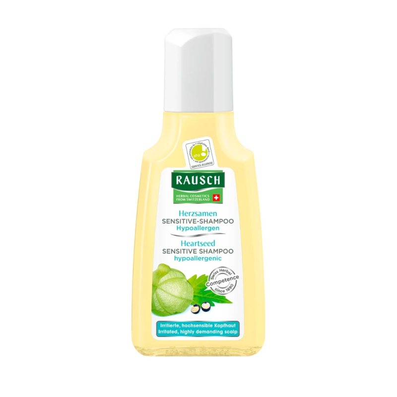 RAUSCH šampūnas širdažolių raminantis jautriai galvos odai, Vnt, 200 ml
