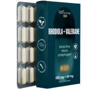 Rausvoji rodiola ir valerijonas BIOFARMACIJA CAPS 500 mg + 45 mg, 30 kaps.