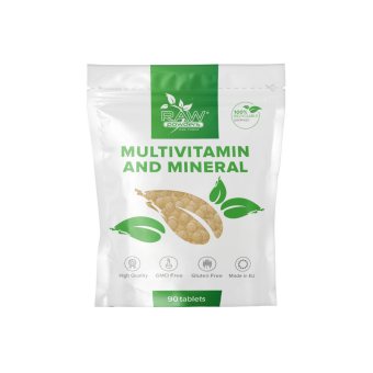 RAW POWDERS multivitaminai ir mineralai, 90 tablečių