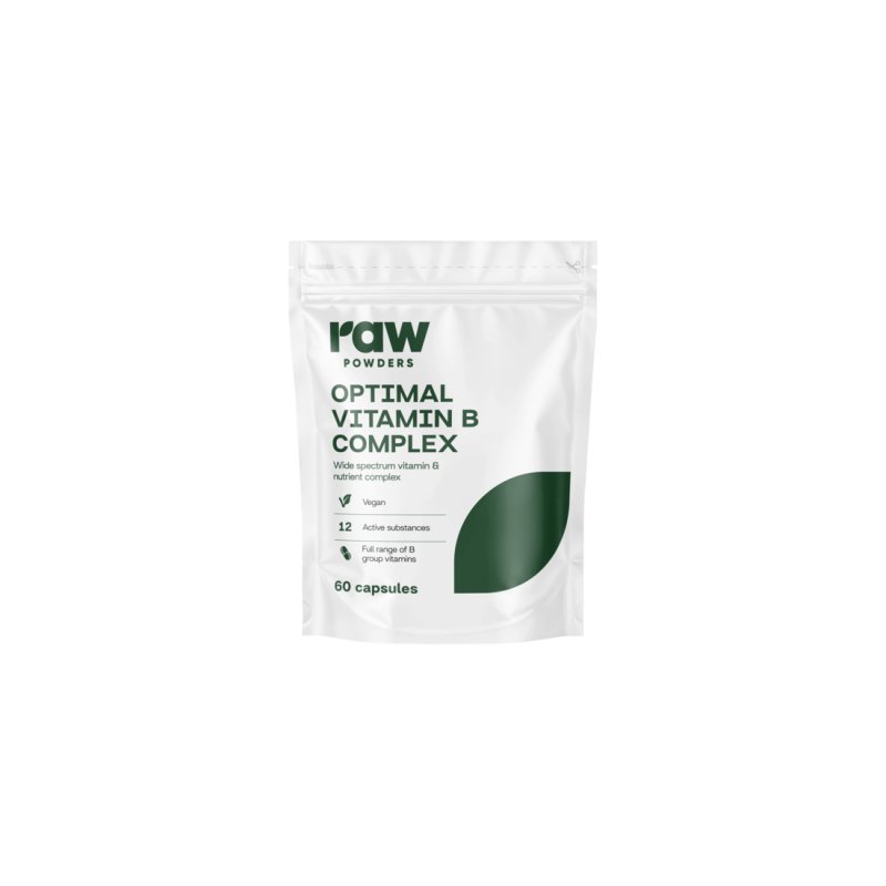 RAW POWDERS Vitamino B kompleksas kaps. N60