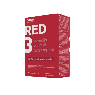 RED3 kapsulės N60