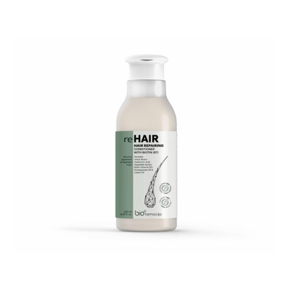 REHAIR plaukų kondicionierius su biotinu, 250 ml