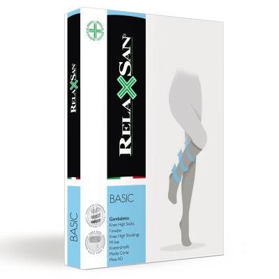 Relaxsan Basic kojinės iki kelių 140den 3d/juoda/850