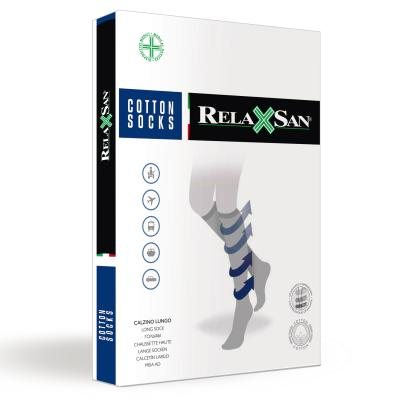 Relaxsan kojinės iki kelių 140den 5d/juodos/vyr./820