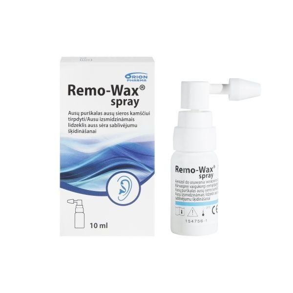 REMO-WAX ausų purškalas, 10 ml