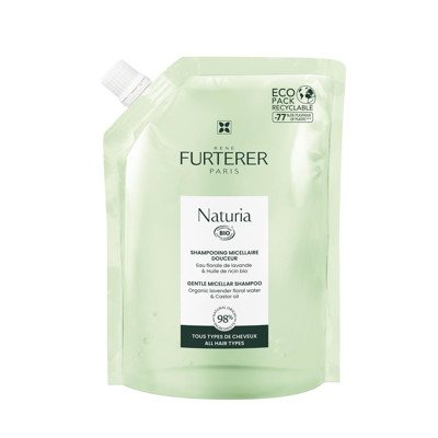 RENE FURTERER NATURIA, švelnaus kasdienio naudojimo šampūno papildymas, 400 ml
