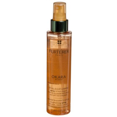 RENE FURTERER OKARA BLOND, ryškinamasis purškiamas nenuplaunamas šviesių plaukų kondicionierius, 150 ml