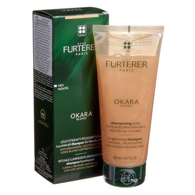 RENE FURTERER OKARA BLOND, ryškinamasis šviesių plaukų šampūnas, 200 ml
