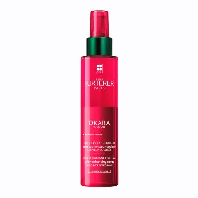 Rene Furterer spalvą saugantis, nenuplaunamas kondicionierius su UV filtru dažytiems plaukams OKARA COLOR, 150 ml