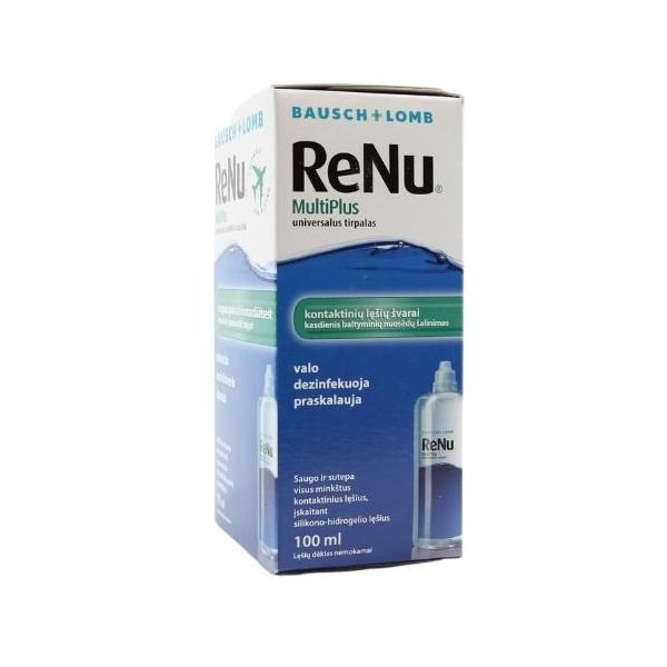 RENU MultiPlus skystis kontaktiniams lęšiams, 100 ml