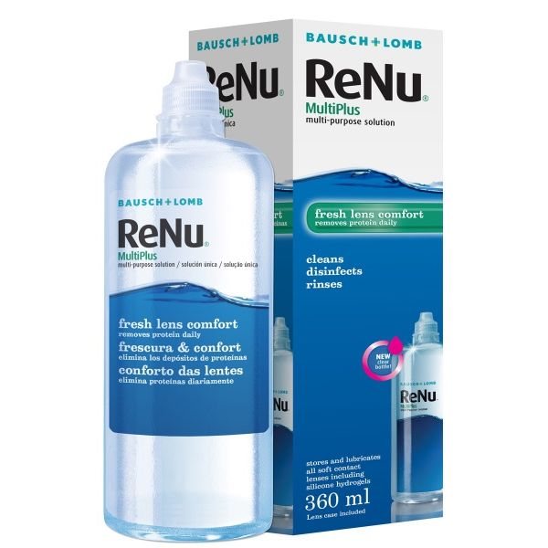 RENU MultiPlus skystis kontaktiniams lęšiams, 360 ml