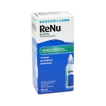 RENU MultiPlus skystis kontaktiniams lęšiams, 60 ml