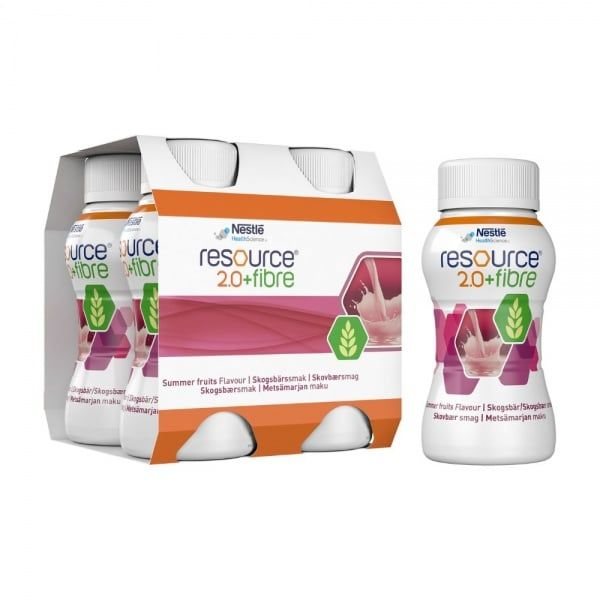 RESOURCE 2.0 gėrimas FIBRE, miško uogų skonio, x 200 ml, 4 vnt